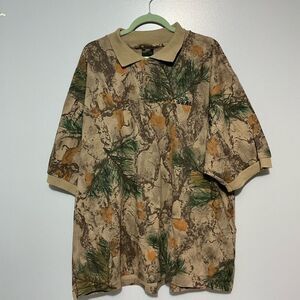 Natural Gear camouflage short-sleeve polo shirt size 3XL